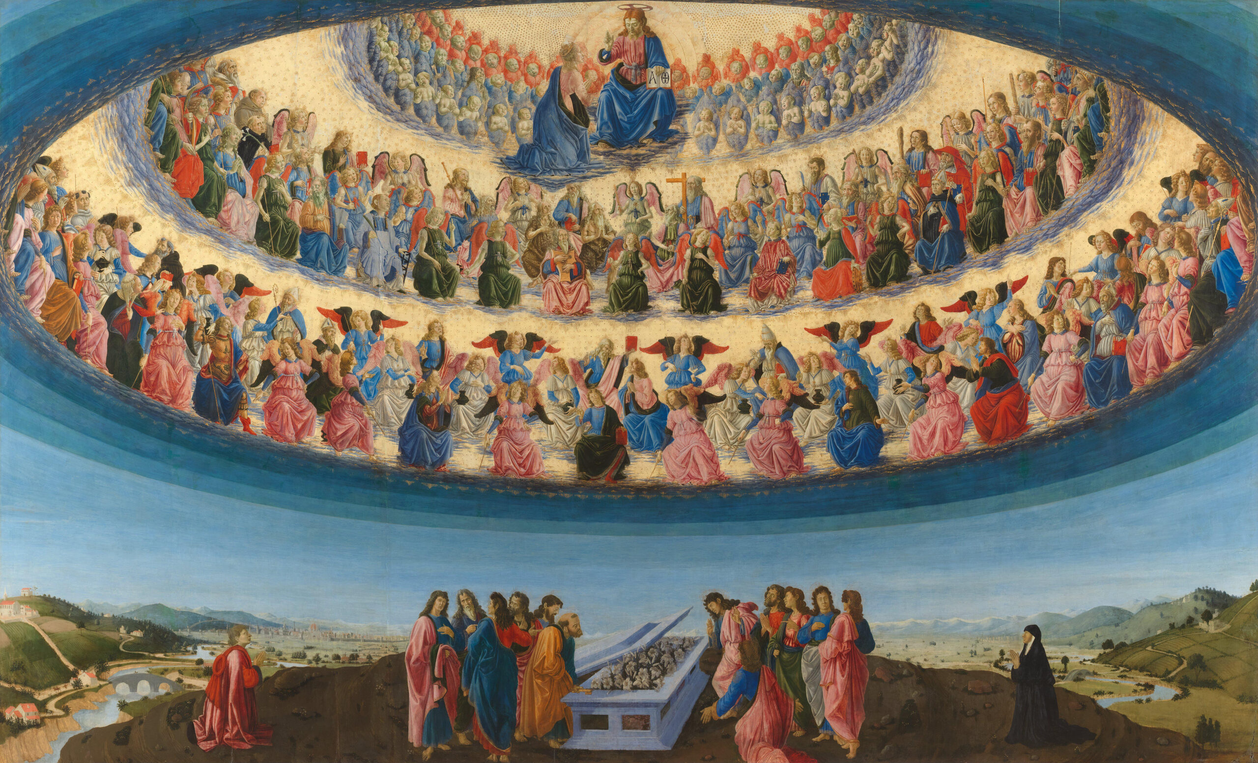 The Assumption of the Virgin by Francesco Botticini